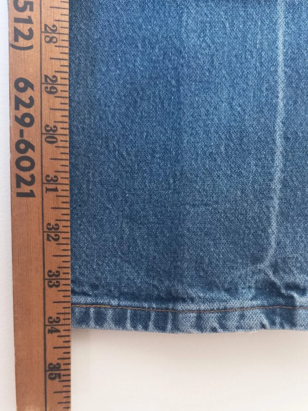 VTG 80s/90s Wrangler 100% Cotton Made in USA Straight Leg Men's Size 34/34